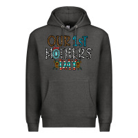 Charcoal Heather our 1 st mother's day Premium Hoodie - CowhideDigitalArt