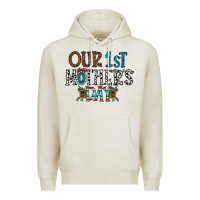 Oatmeal Heather our 1 st mother's day Premium Hoodie - CowhideDigitalArt