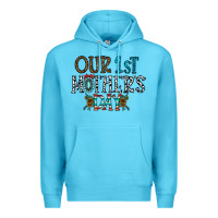 Ocean Blue our 1 st mother's day Premium Hoodie - CowhideDigitalArt