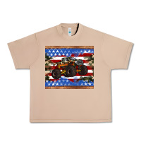 Burro monster truck american flag tumbler Urban Heavy Tee - Artiststas