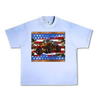 Grape Ice monster truck american flag tumbler Urban Heavy Tee - Artiststas