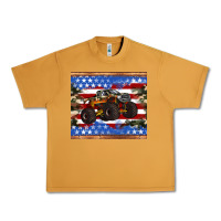 Peanut Butter monster truck american flag tumbler Urban Heavy Tee - Artiststas