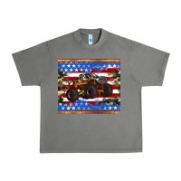 Tornado monster truck american flag tumbler Urban Heavy Tee - Artiststas