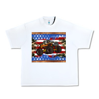White monster truck american flag tumbler Urban Heavy Tee - Artiststas