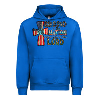 Cobalt blessed İs the nation whose god is the lord Urban Hoodie - CowhideDigitalArt