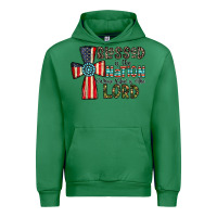 Emerald blessed İs the nation whose god is the lord Urban Hoodie - CowhideDigitalArt