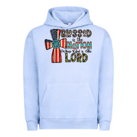 Pigment Grape Ice blessed İs the nation whose god is the lord Urban Hoodie - CowhideDigitalArt