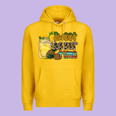Sweet Summer Time Pineapple Premium Hoodie Designed By Racoondesign