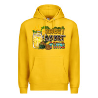 Lemon sweet summer time pineapple Premium Hoodie - RacoonDesign
