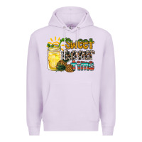 Lilac sweet summer time pineapple Premium Hoodie - RacoonDesign
