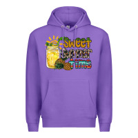 Purple sweet summer time pineapple Premium Hoodie - RacoonDesign