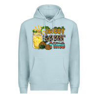 Blue Mist sweet summer time pineapple Premium Hoodie - RacoonDesign