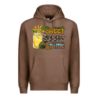 Chestnut sweet summer time pineapple Premium Hoodie - RacoonDesign