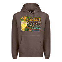 Coffee sweet summer time pineapple Premium Hoodie - RacoonDesign