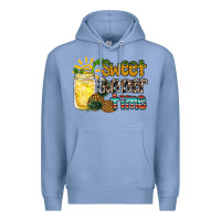 Colony Blue sweet summer time pineapple Premium Hoodie - RacoonDesign