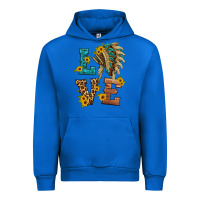 Cobalt love indian headdress Urban Hoodie - HRA Design Shop