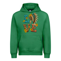 Emerald love indian headdress Urban Hoodie - HRA Design Shop