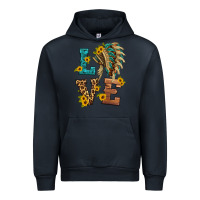 Navy love indian headdress Urban Hoodie - HRA Design Shop