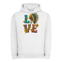 Pigment Lunar Rock love indian headdress Urban Hoodie - HRA Design Shop