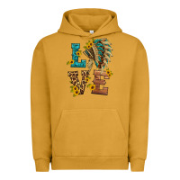 Pigment Peanut Butter love indian headdress Urban Hoodie - HRA Design Shop