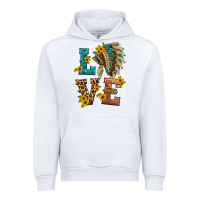 White love indian headdress Urban Hoodie - HRA Design Shop