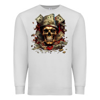Dove Grey bad money Premium Sweatshirt - Unal Design