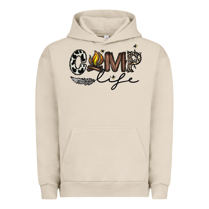 Camp Life Urban Hoodie by CowhideDigitalArt | Teevron