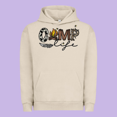Camp Life Urban Hoodie Designed By Cowhidedigitalart