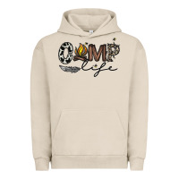 Pigment French Oak camp life Urban Hoodie - CowhideDigitalArt