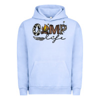 Pigment Grape Ice camp life Urban Hoodie - CowhideDigitalArt