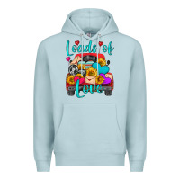 Blue Mist loads of love with truck Premium Hoodie - HRA Design Shop