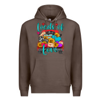 Coffee loads of love with truck Premium Hoodie - HRA Design Shop