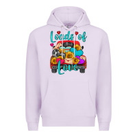 Lilac loads of love with truck Premium Hoodie - HRA Design Shop