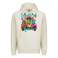 Oatmeal Heather loads of love with truck Premium Hoodie - HRA Design Shop