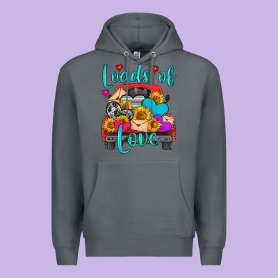 Loads Of Love With Truck Premium Hoodie Designed By Hra Design Shop