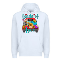 White loads of love with truck Premium Hoodie - HRA Design Shop