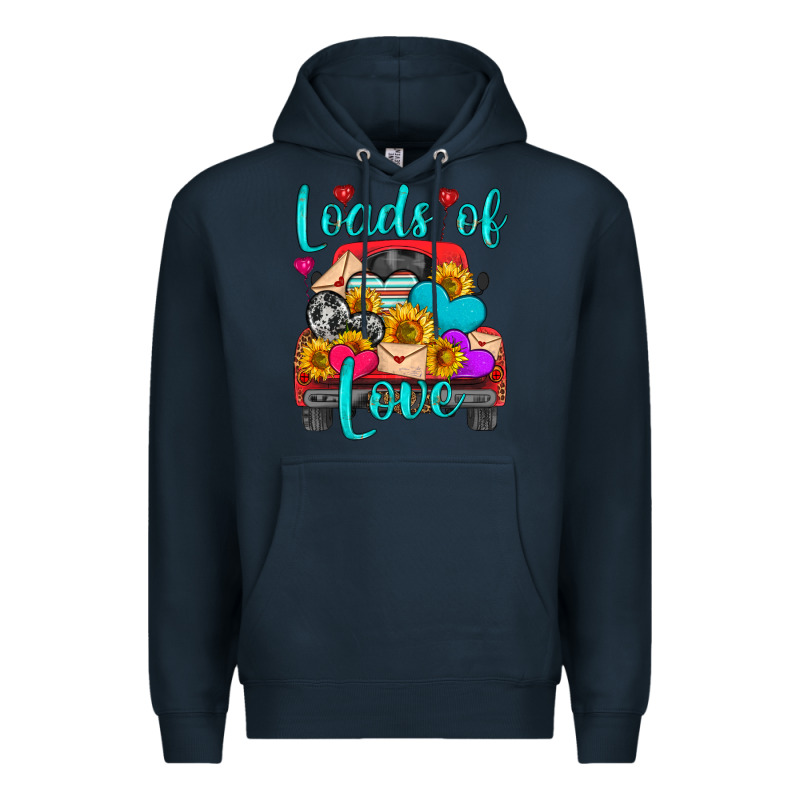 Loads Of Love With Truck Premium Hoodie by HRA Design Shop | Teevron