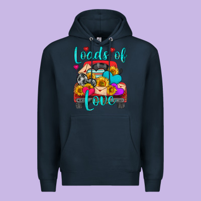 Loads Of Love With Truck Premium Hoodie Designed By Hra Design Shop
