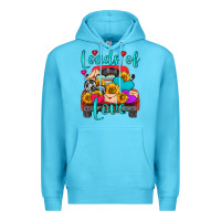 Ocean Blue loads of love with truck Premium Hoodie - HRA Design Shop
