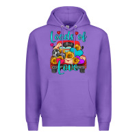 Purple loads of love with truck Premium Hoodie - HRA Design Shop