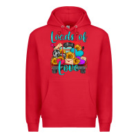 Red loads of love with truck Premium Hoodie - HRA Design Shop