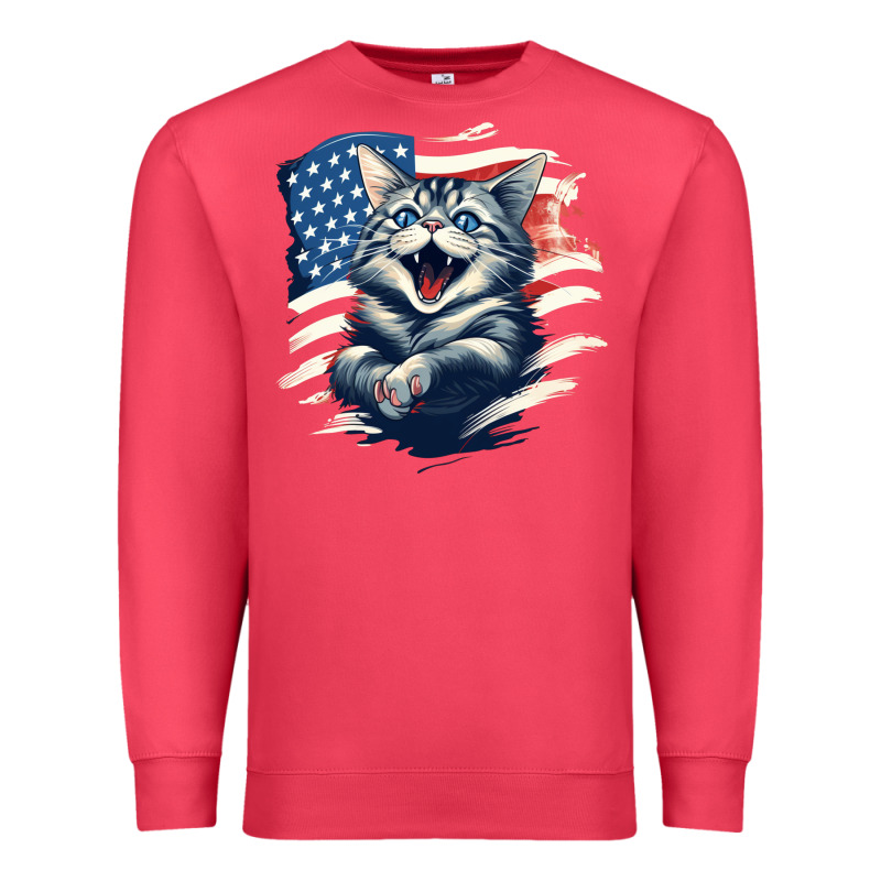Cat1 Premium Sweatshirt by Unal Design | Teevron