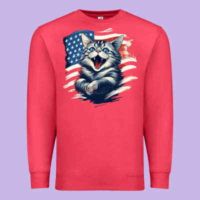 Cat1 Premium Sweatshirt Designed By Unal Design