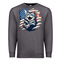 Charcoal Heather cat1 Premium Sweatshirt - Unal Design
