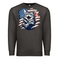 Smoke cat1 Premium Sweatshirt - Unal Design