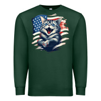 Sports Green cat1 Premium Sweatshirt - Unal Design