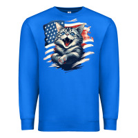 True Royal cat1 Premium Sweatshirt - Unal Design