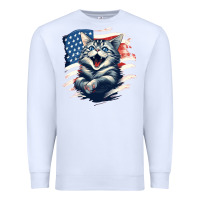White cat1 Premium Sweatshirt - Unal Design