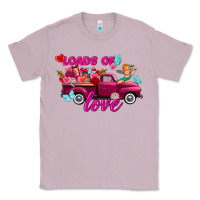 Lilac Loads of love valentine's day truck Classic Tee - FaDigitalArtStudio