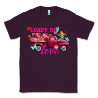 Plum Loads of love valentine's day truck Classic Tee - FaDigitalArtStudio
